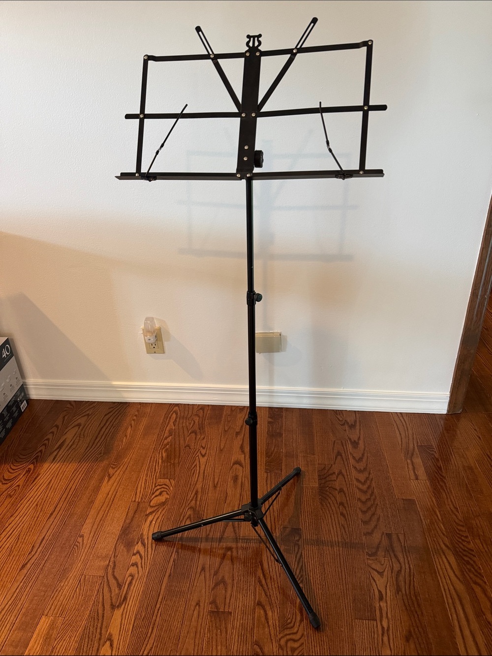 Black Adjustable Music Stand